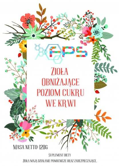 FPS ZIOLA obnizajace poziom cukru we krwi etykieta