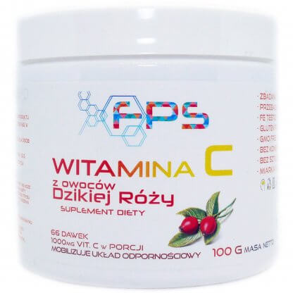 Witamina C z Dzikiej Róży 100g