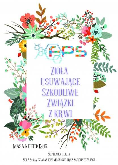 FPS zioła usuwające szkodliwe związki z krwi etykieta