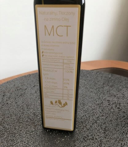 Dieta Ketogeniczna Olej MCT C8/ C10 z Kokosa 250ml